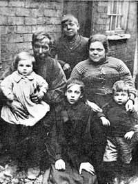 A mining family, National Coal Board photo