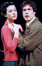 Justine Waddell and John Light in The Seagull at the Swan Theatre, Stratford-upon-Avon. Picture: Tristram Kenton.