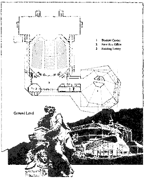 American Shakespeare Festival Theatre plan, Stratford, Connecticut