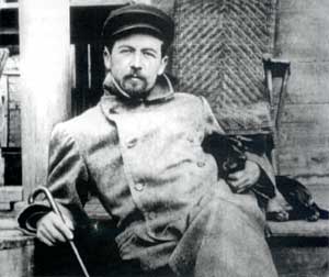 Anton Chekhov at his home in Melikhovo, April 1897