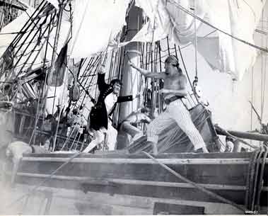 Peter Gill as Lt. D'Arblay in Lewis Gilbert's HMS Defiant (1962)