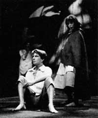 Peter Gill as Silvius in the RSC's 1962 production of AsYou Like It starring Ian Bannen and Vanessa Redgrave